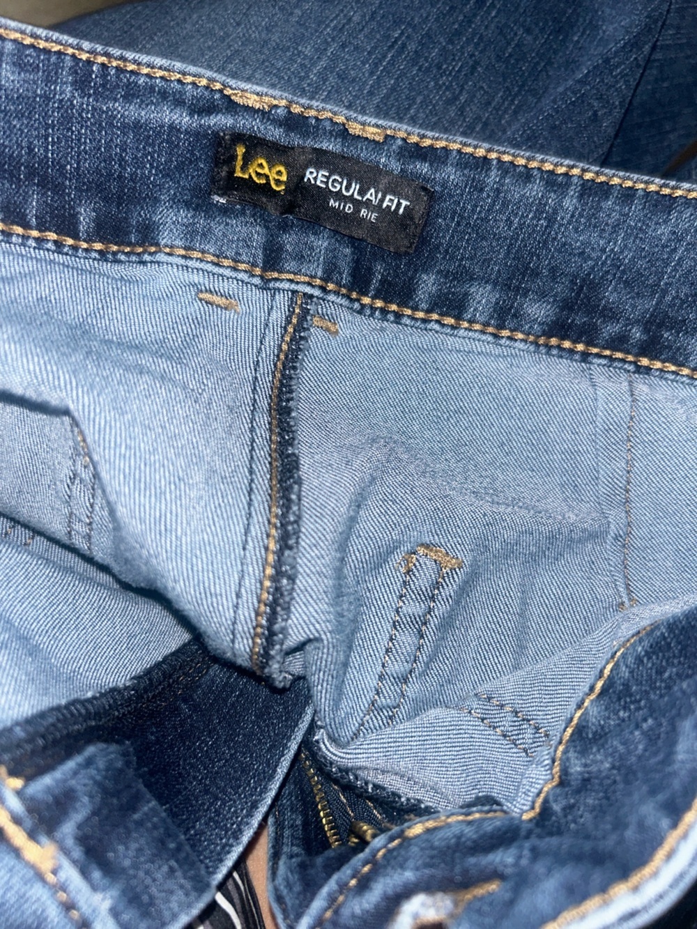 Lee Women's Dark Blue Denim Shorts - Picture 3 of 4